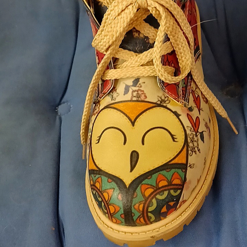 Goby Day of the Owls Boots Sz 38 (7.5) - Picture 3 of 8